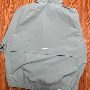 Light Blue Windbreaker Jacket